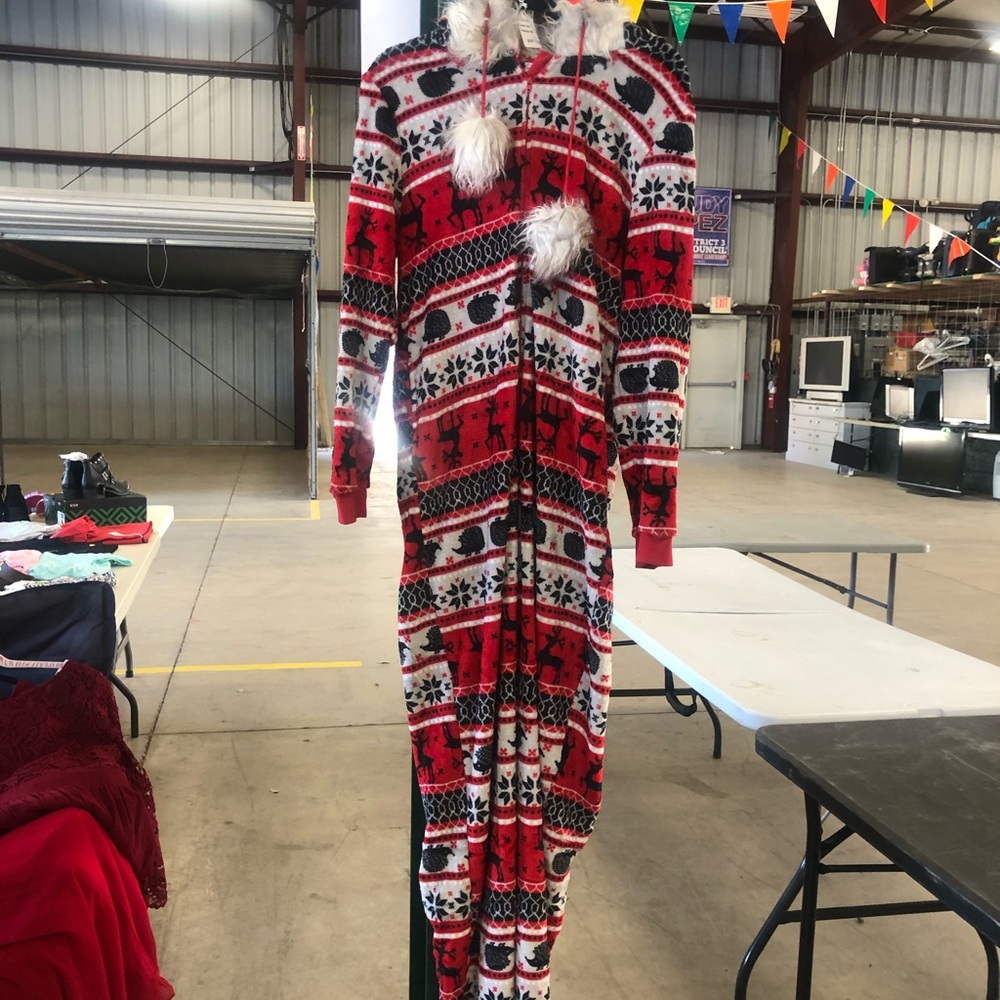 Winter Pajama Onesie with Faux Fur